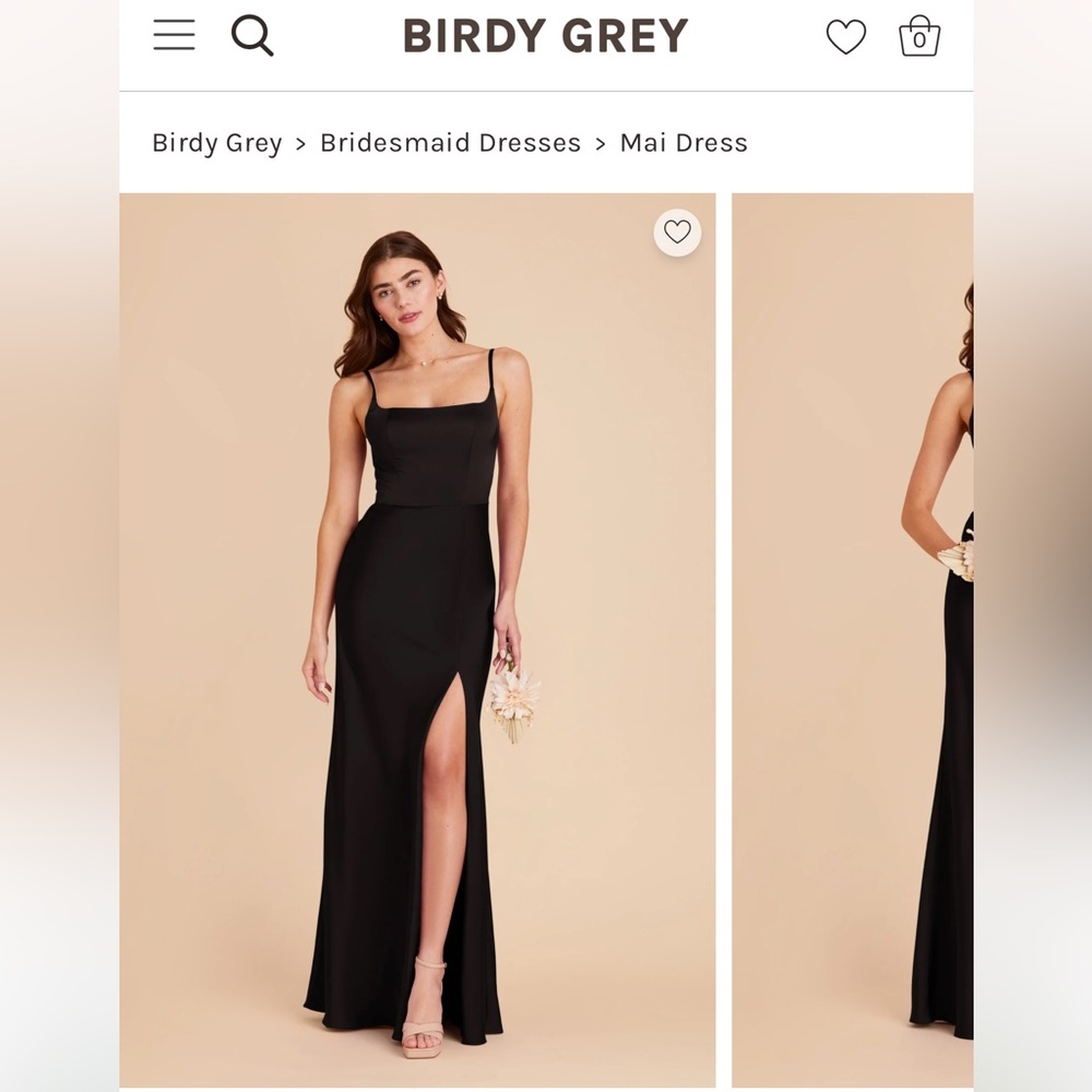 Birdy grey Bridesmaid dress style Mai Matte